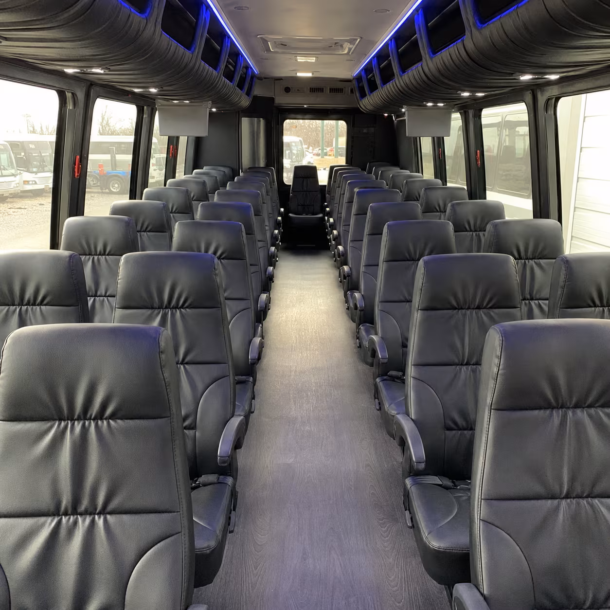 can i book a one way a round trip or a multi day package for a bus rental in east orange