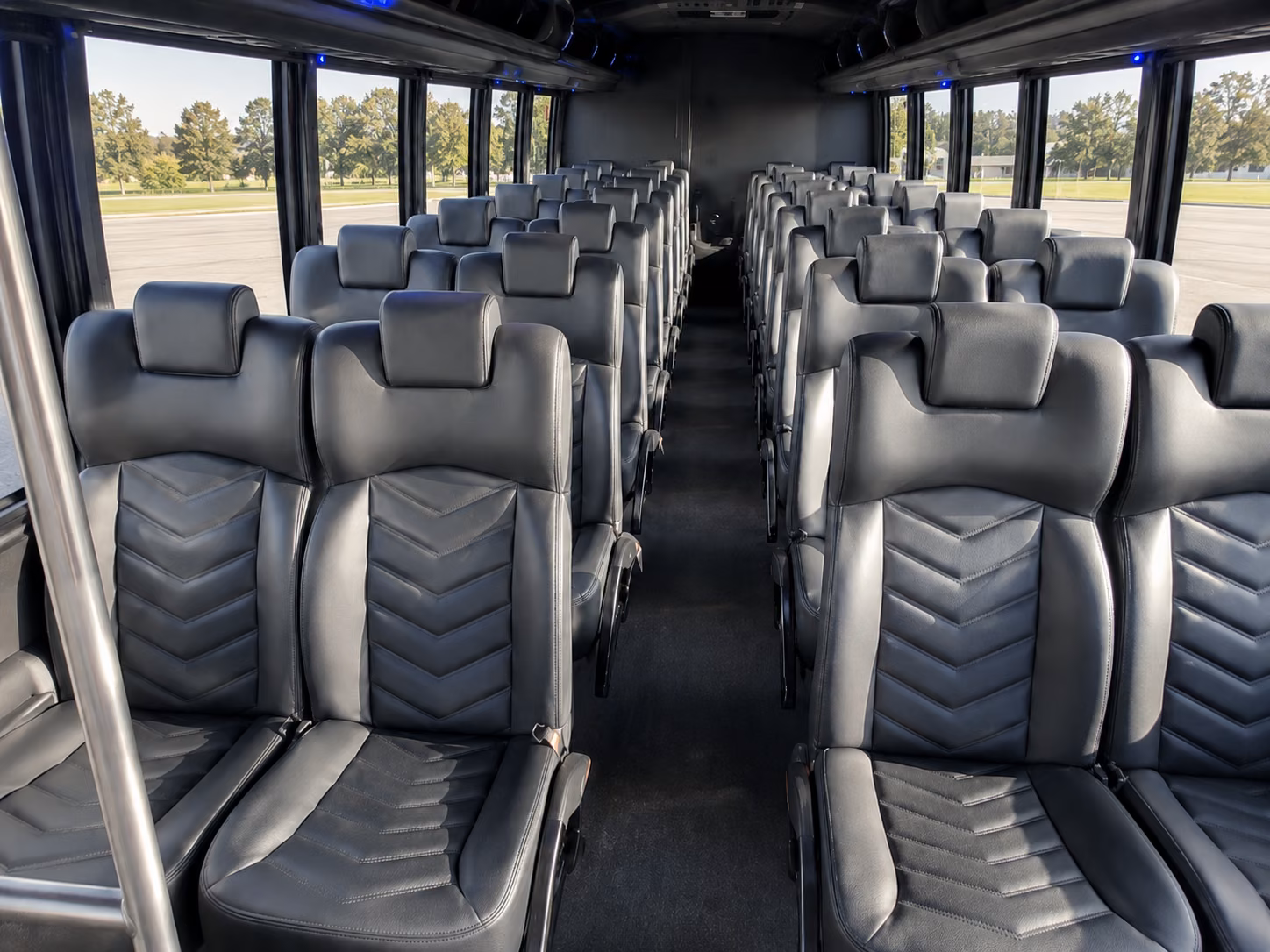 east orange 15 passenger minibus interior