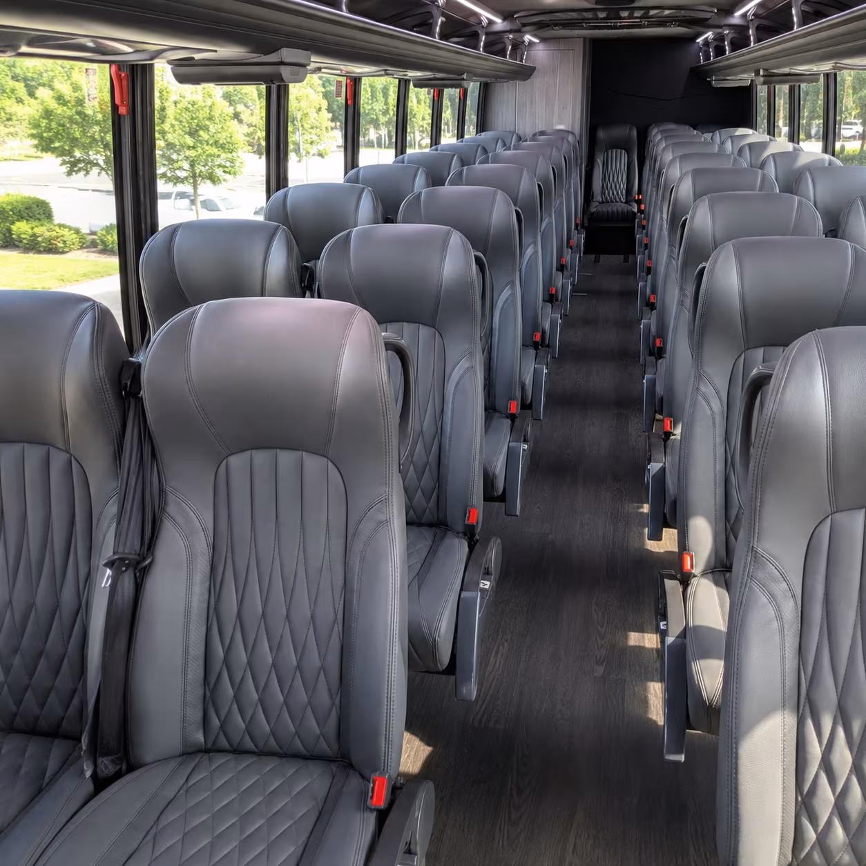 east orange 30 passenger minibus interior