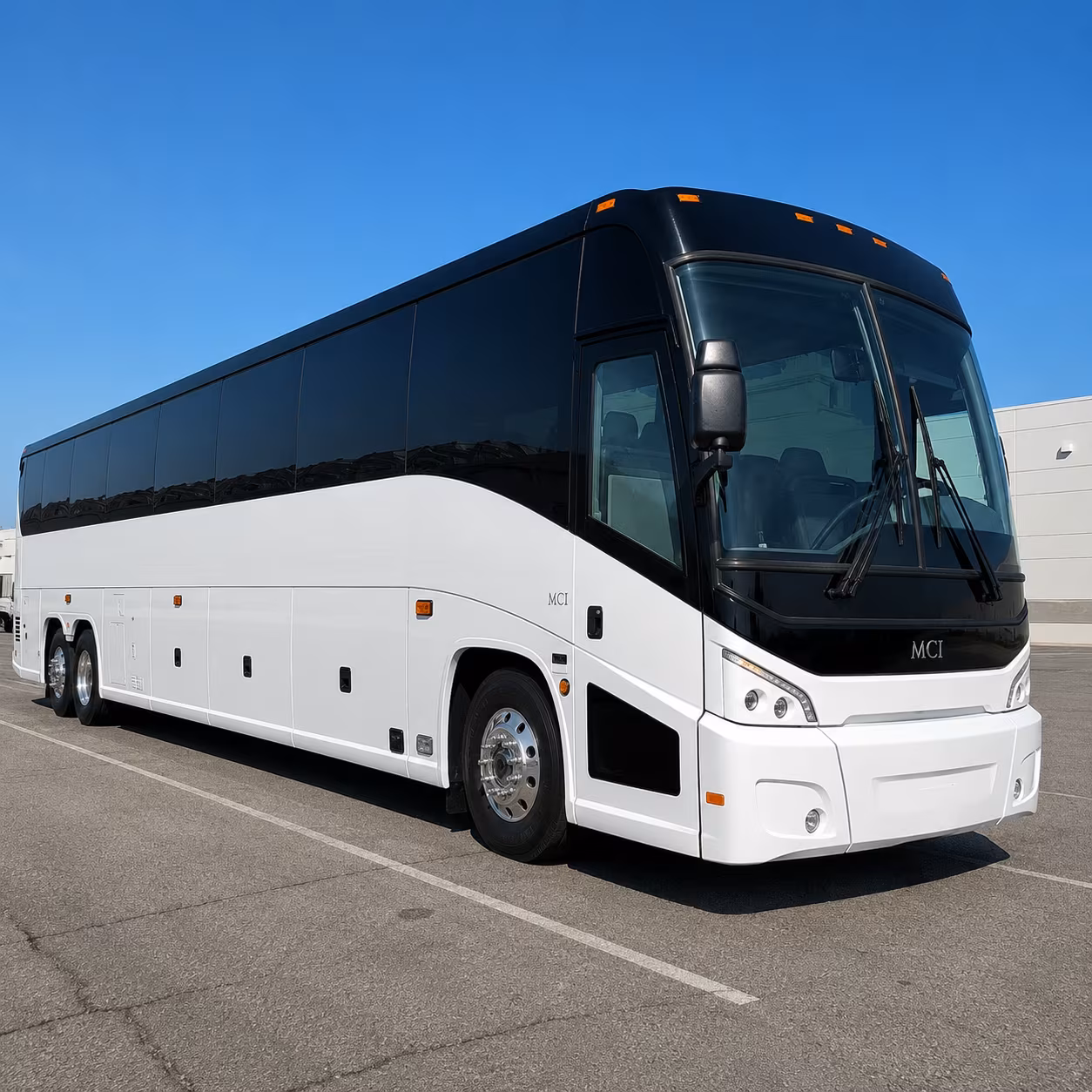 east orange 56 passenger charter bus