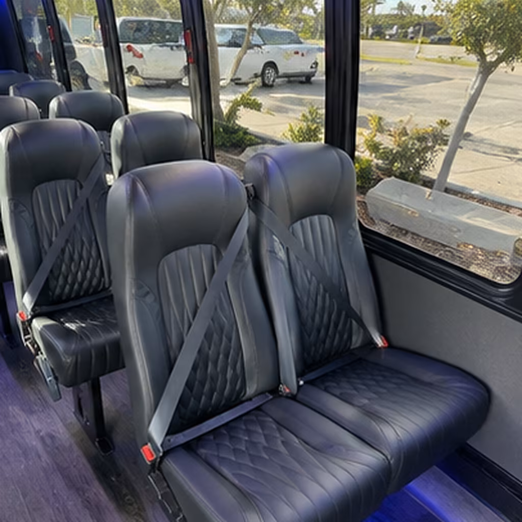 east orange corporate event transportation onboard seating
