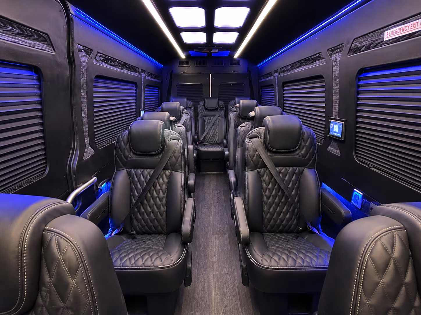 east orange long distance transportation onboard seating